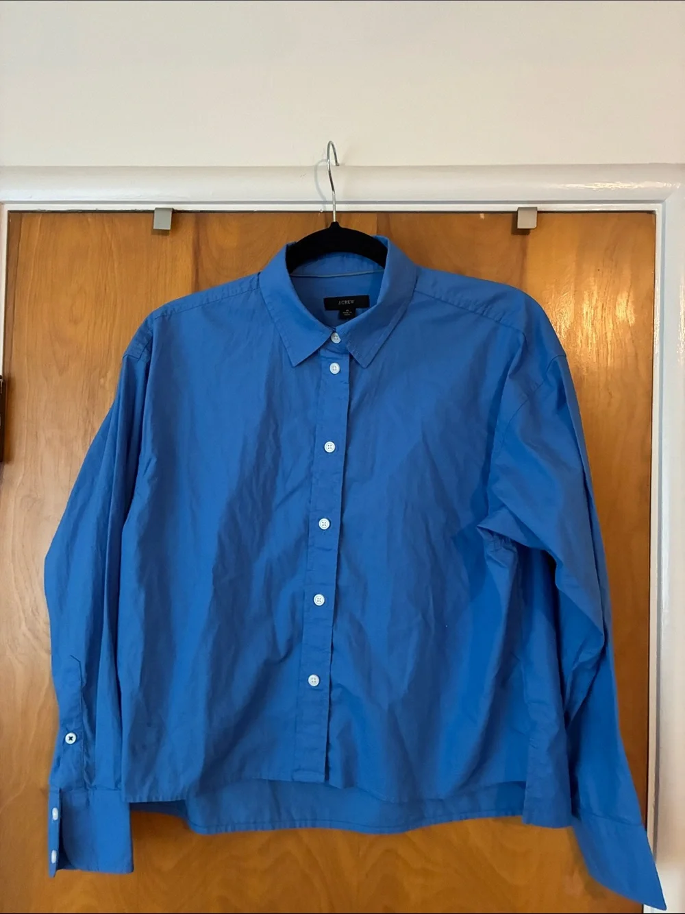 J. Crew Bright Blue Button-Down Shirt